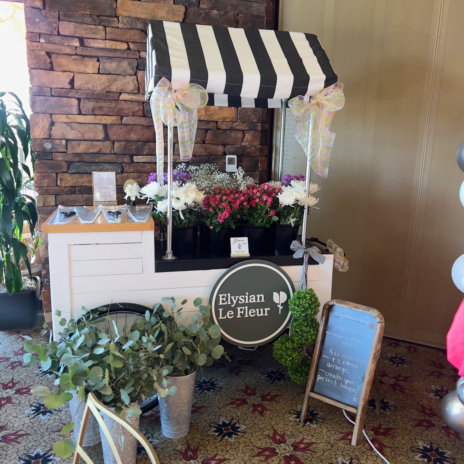 Styled florals at a Las Vegas event